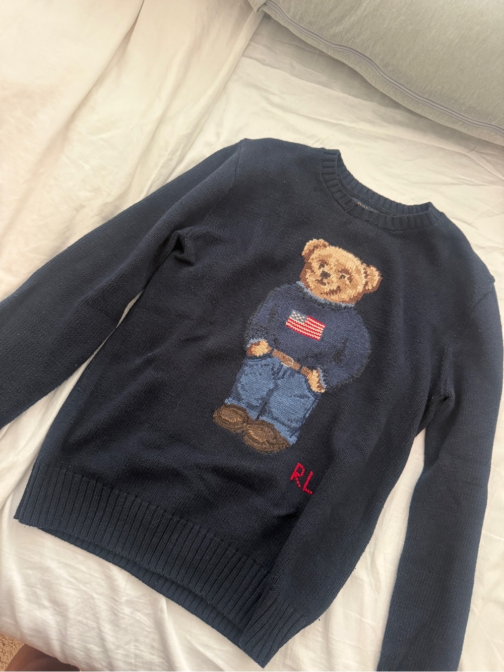Ralph Lauren Bear Flag Sweater